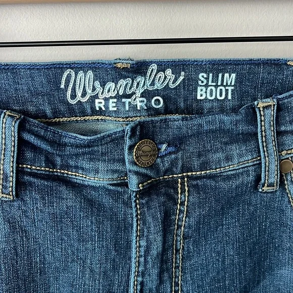 Wrangler Retro Slim Bootcut Jeans 34 x 36 - Picture 6 of 7